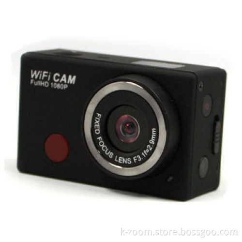 Sports Camera, Viewing Angle 120 Degree Wide-angle Lens, 1,920*1,080P 30fps